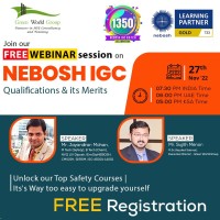 Join Free Webinar Session on NEBOSH Qualification and its Merits